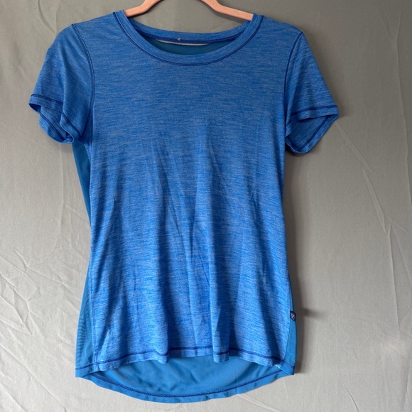 lululemon athletica Tops - lululemon athletica Blue Short Sleeve Performance Tee